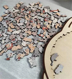 🎅Weihnachtsverkauf 50% Rabatt🐱135-Stk. Morandi-farbiges Katzenpuzzle aus Holz🎁