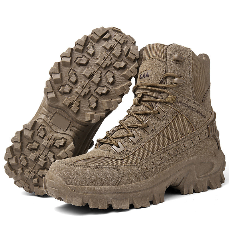 🔥🛡️Military Grade Quality 50% OFF Sale🔥 Waterproof and Non-Slip High Top Tactical Sports Boots (Improved Durability)