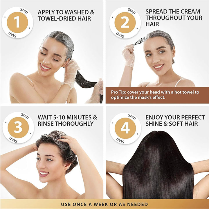 🔥 LAST DAY PROMOTION - 50%OFF 🔥Luxurious hair mask with deep conditioning