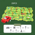 🚗Autumn Hot Sales -50% OFF🔥Children's Educational Puzzle Track Car Play Set🧩