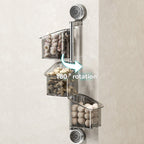 🔥 2025 Hot Sale 50% OFF🔥Perforated suction cup spice storage rack