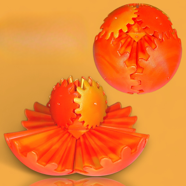 😍😍Buy 1 Get 1 Free🎅 The Steampunk Whirling Wonder Fidget (Gear Ball)，Develop children's spatial imagination