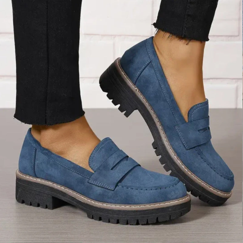 🔥 LAST DAY PROMOTION - 50%OFF 🔥Women's Comfortable Chunky Slip On Platform Loafers