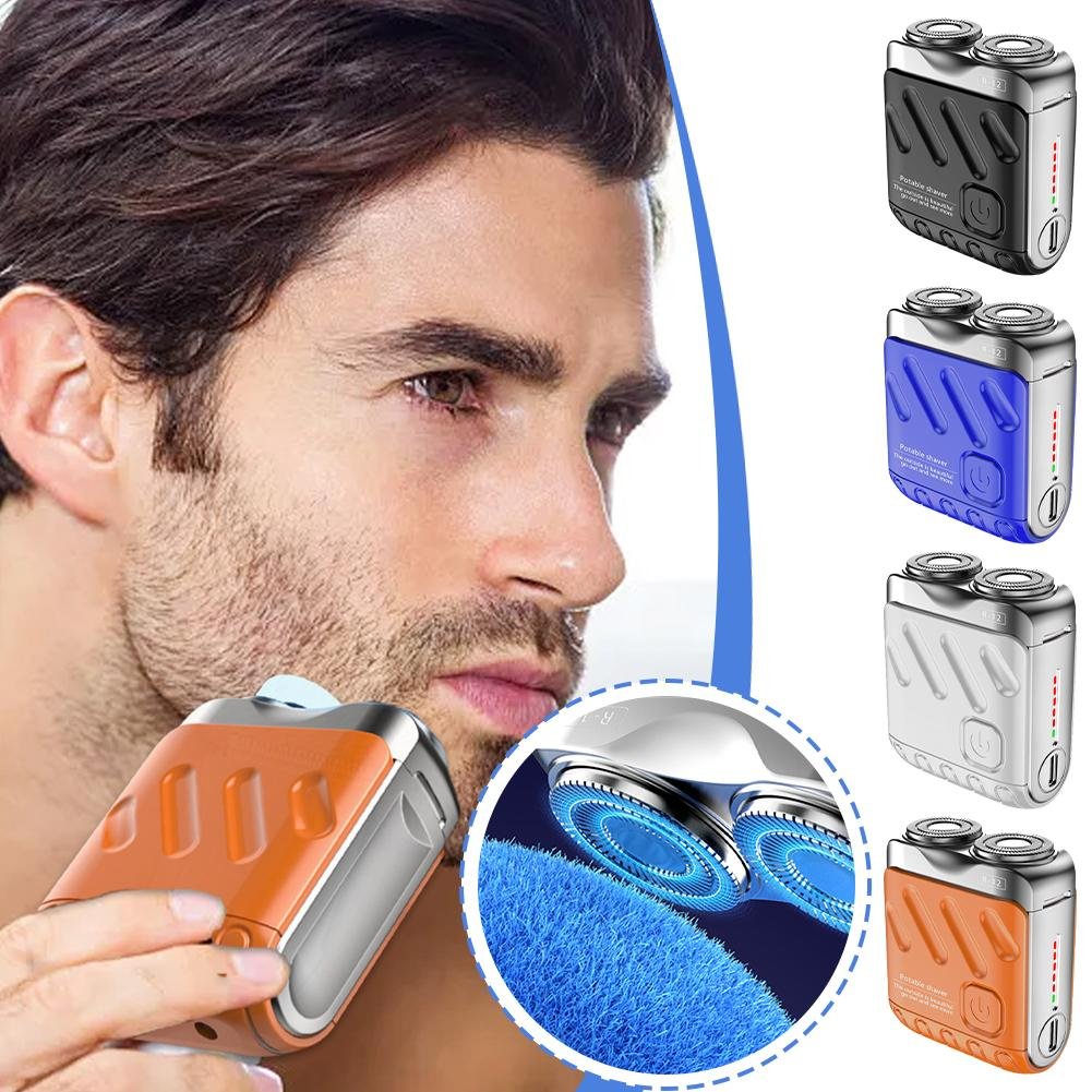 💥💥Warehouse Clearance - 50% off for the last three days 💥💥Portable Rotary Dual Ring Electric Shaver