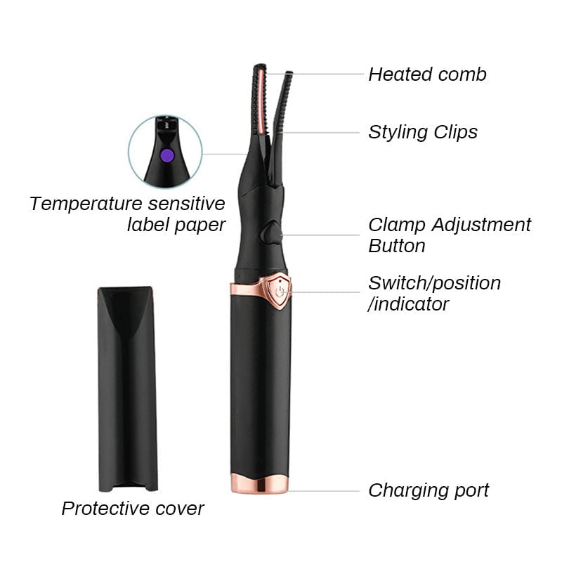 🔥🎅EARLY CHRISTMAS SALE -50% OFF 🎄2025 Rechargeable Heated Eyelash Curler for Quick Heating Curling