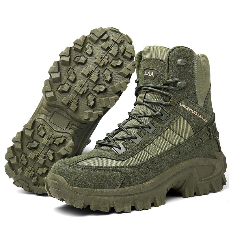🔥🛡️Military Grade Quality 50% OFF Sale🔥 Waterproof and Non-Slip High Top Tactical Sports Boots (Improved Durability)