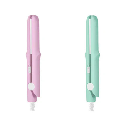 🔥Limited stock available 50% OFF🔥2-in-1 Mini Curling Wand & Flat Iron Hair Straightener