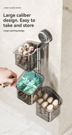🔥 2025 Hot Sale 50% OFF🔥Perforated suction cup spice storage rack