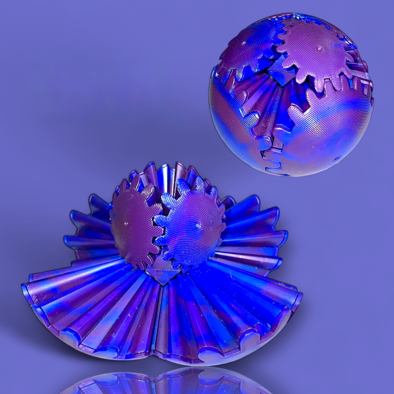 😍😍Buy 1 Get 1 Free🎅 The Steampunk Whirling Wonder Fidget (Gear Ball)，Develop children's spatial imagination