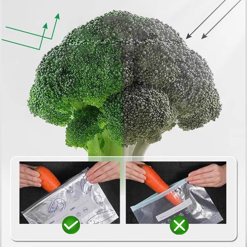 🍗50% off, while stocks last!🥦Reusable Aluminum Foil Sealable Storage Bags