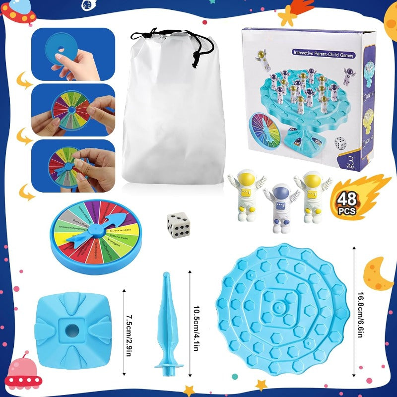 🔥LAST DAY SALE 50% OFF🔥Balance Spaceman Stacking Game – Interactive STEM Toy for Kids & Parents
