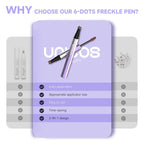 🌸LAST DAY - BUY 1 GET 1 FREE🌸UNICOS 2-IN-1 Freckle Pen with Blush, Natural Freckle Makeup, Faux Freckle Stamp, Quick-Drying, Long-Lasting & Waterproof, dealsforyouday