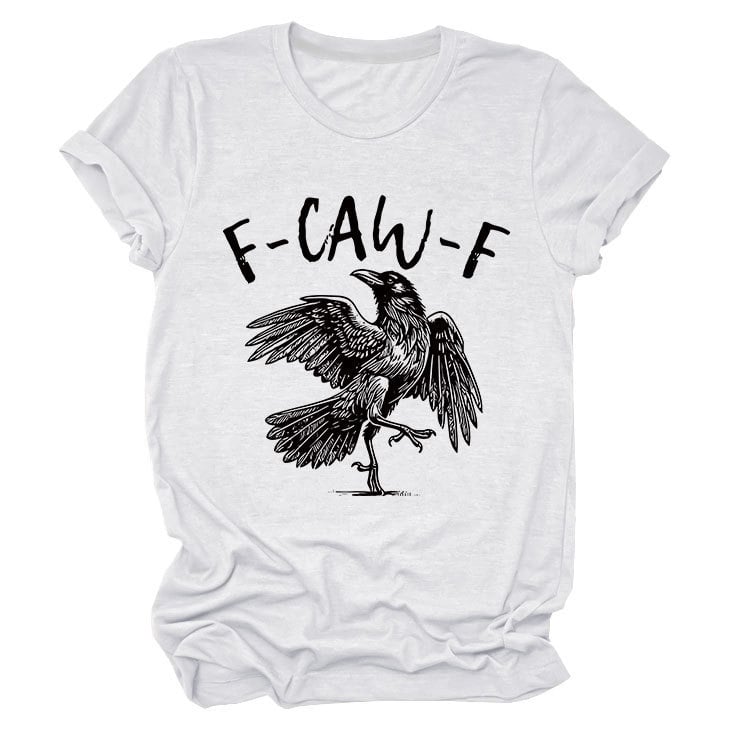 🔥Surprise Price: Only £14.99!!🔥Humorous Crow Graphic T-Shirt – Say It With a Caw!🖤🐦‍⬛