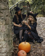 🔥Last Day 50% OFF👻Women Gothic Knitting Black Wizard Hat