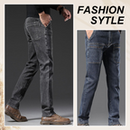 🔥Autumn Specials-50% OFF💐Men's six-pocket denim overalls👖