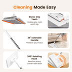 💥Hot Sale-50 discount 💥Disposable Dust Mop with 4 Reusable Cloths
