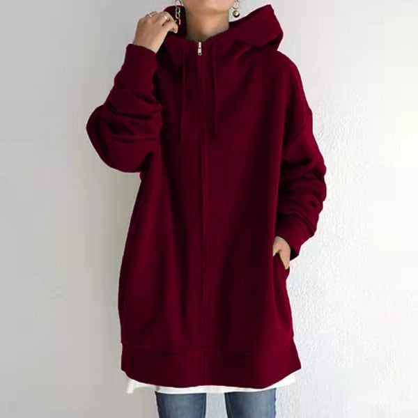 50% OFF🌷Women's Autumn/Winter Zipper Hooded Sweater