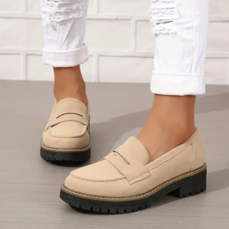 🔥 LAST DAY PROMOTION - 50%OFF 🔥Women's Comfortable Chunky Slip On Platform Loafers