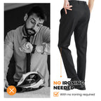 🔥 LAST DAY PROMOTION - 50%OFF 🔥👑Fliwos® Men's  Stretch Iron-free Dress Pants