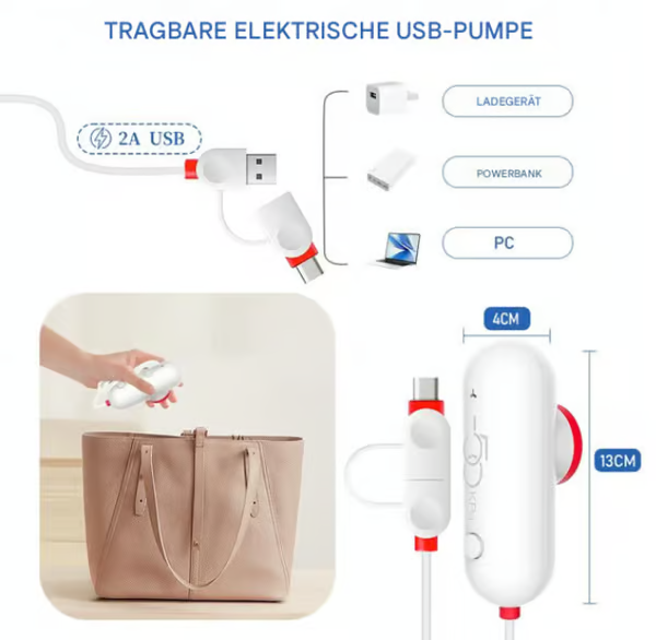 ⏰2025 News 50% discount Limited time🔥USB Electric Vacuum Compression Bag - Save space and travel light!