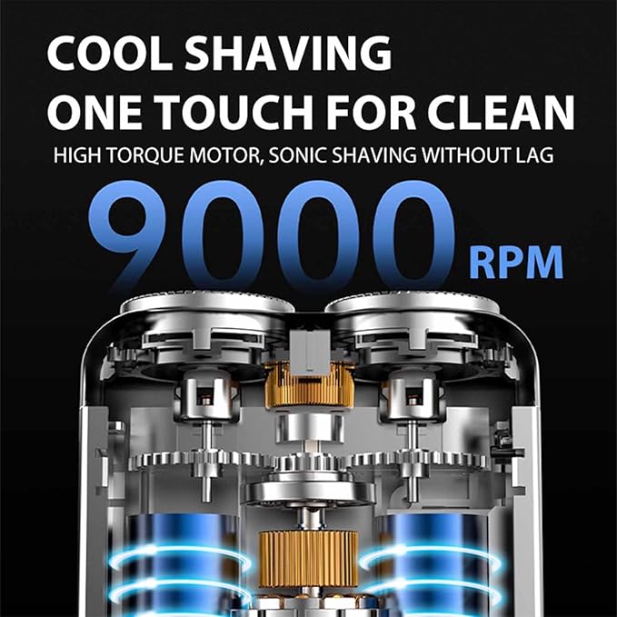 💥💥Warehouse Clearance - 50% off for the last three days 💥💥Portable Rotary Dual Ring Electric Shaver