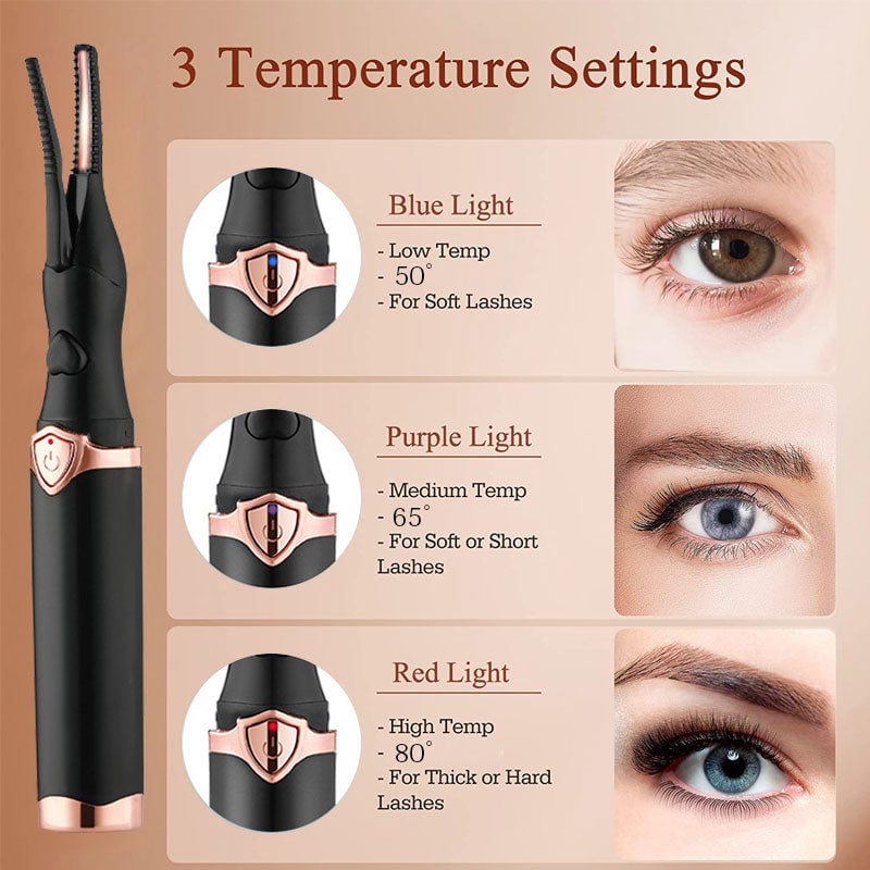 🔥🎅EARLY CHRISTMAS SALE -50% OFF 🎄2025 Rechargeable Heated Eyelash Curler for Quick Heating Curling