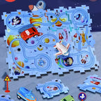 🚗Autumn Hot Sales -50% OFF🔥Children's Educational Puzzle Track Car Play Set🧩