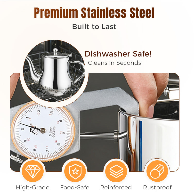 💥Hot sale 50% discount💥Stainless Steel Oil Filter Pot