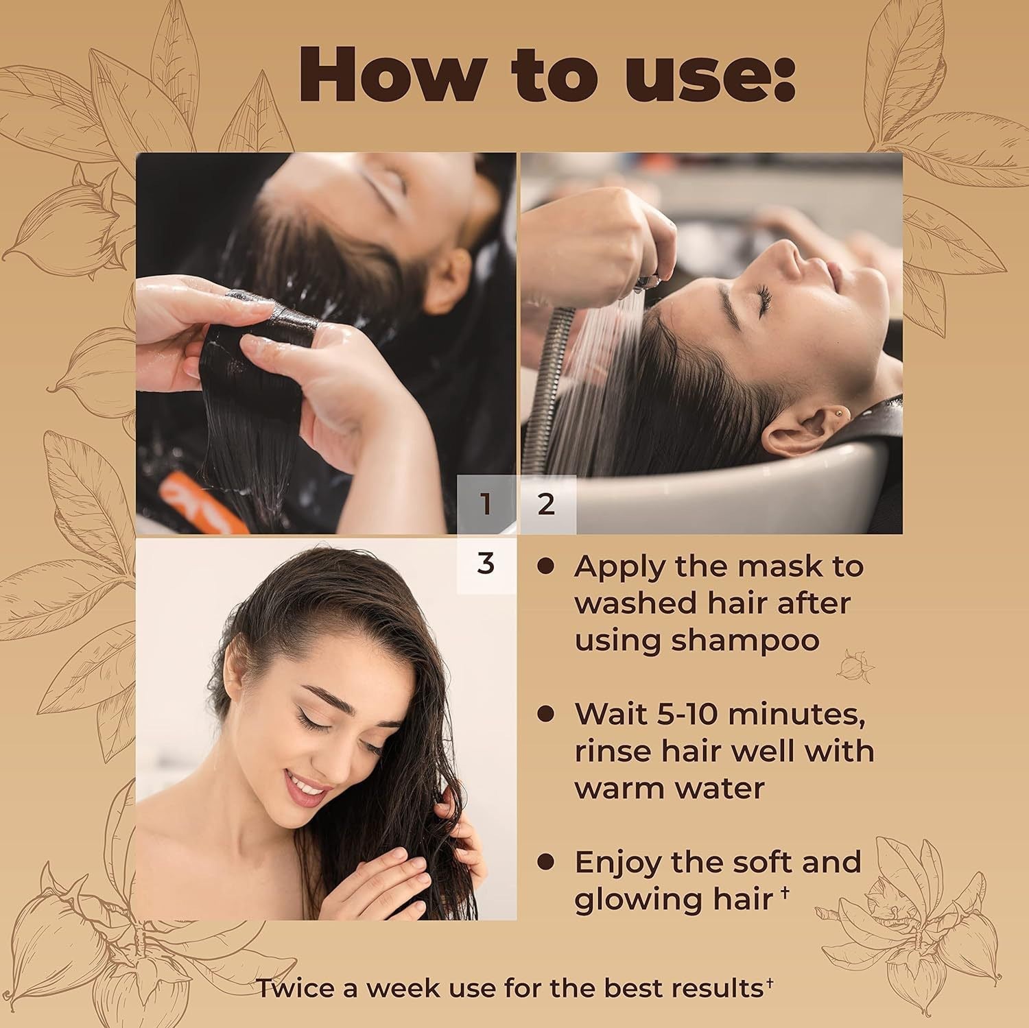 🔥 LAST DAY PROMOTION - 50%OFF 🔥Luxurious hair mask with deep conditioning