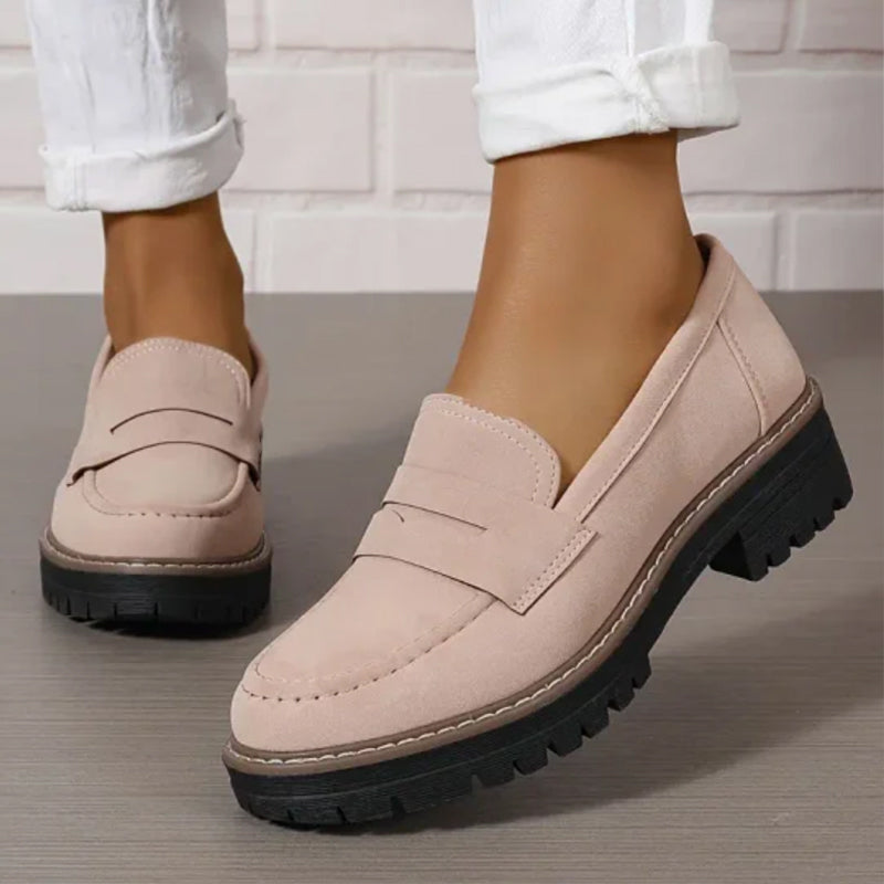 🔥 LAST DAY PROMOTION - 50%OFF 🔥Women's Comfortable Chunky Slip On Platform Loafers
