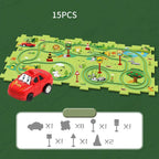 🚗Autumn Hot Sales -50% OFF🔥Children's Educational Puzzle Track Car Play Set🧩