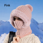 👛 50% OFF NOW! 💖Women's Winter One-Piece Knitted Beanie Scarf Mask