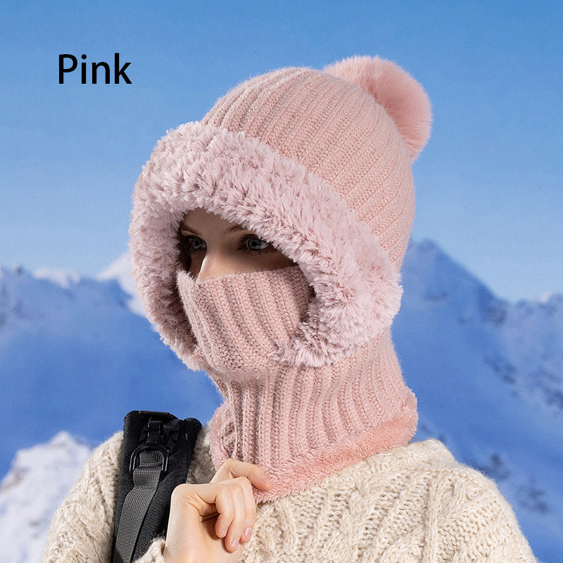 👛 50% OFF NOW! 💖Women's Winter One-Piece Knitted Beanie Scarf Mask