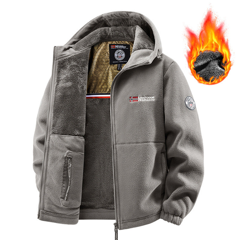 🔥 LAST DAY PROMOTION - 50%OFF 🔥 Men's Hooded Casual Warm Jacket with Zipper
