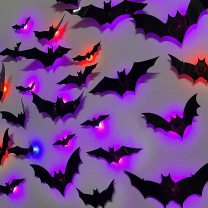 🎃👻LAST DAY PROMOTION - 50%OFF💜🦇Halloween 3D Lighted Bats