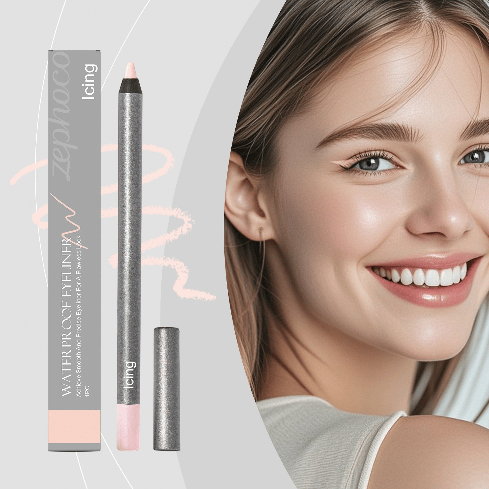 🌟 【24H Lock】1440-Minute Smudge-Proof Eyeliner| Precision Define, All-Day Stay, Transfer-Resistant Makeup Duo 🌟
