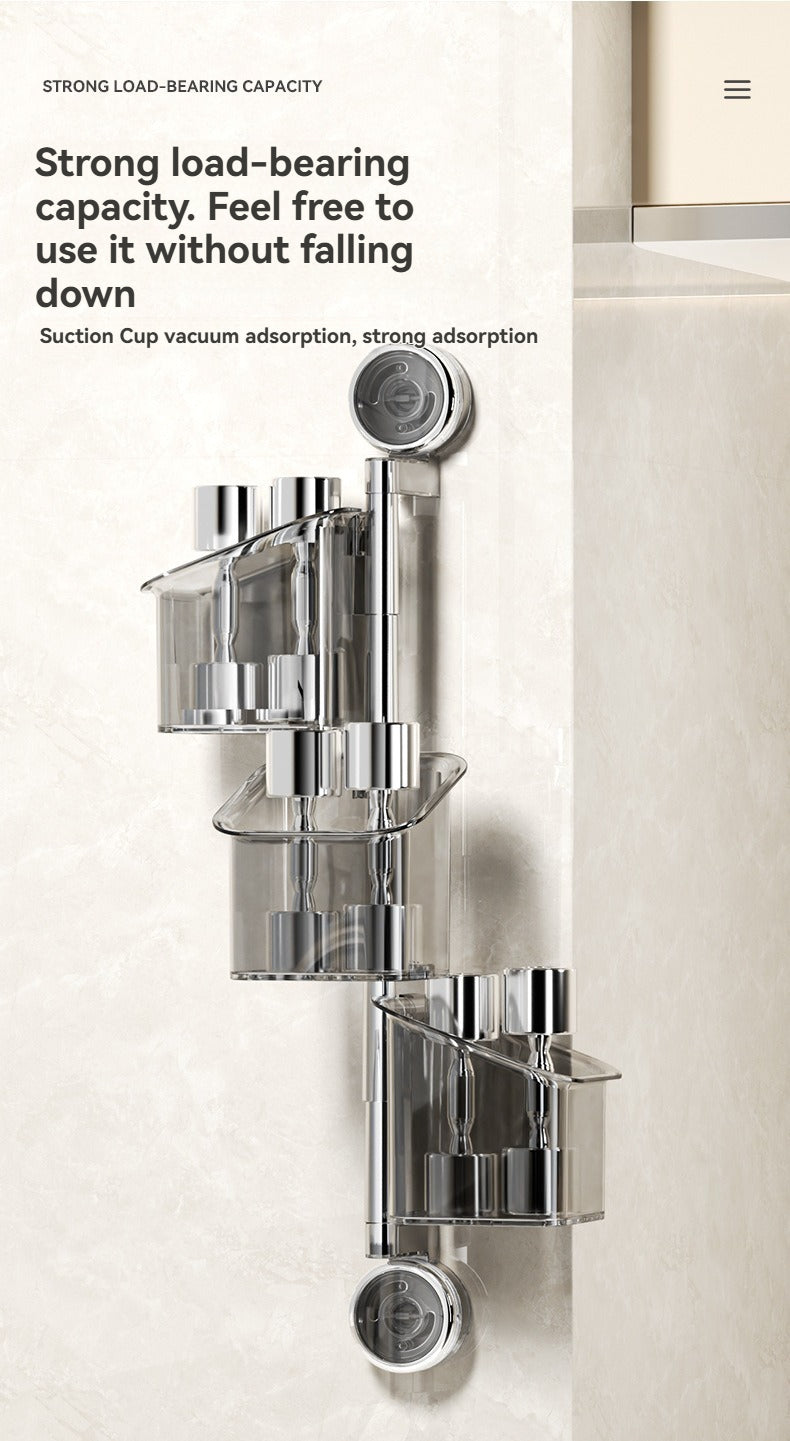 🔥 2025 Hot Sale 50% OFF🔥Perforated suction cup spice storage rack