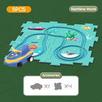 🚗Autumn Hot Sales -50% OFF🔥Children's Educational Puzzle Track Car Play Set🧩