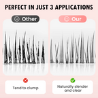 🔥 LAST DAY PROMOTION - 50%OFF 🔥Waterproofing and Anti-sweats and Long Curls for Long-lasting Styling Mascara