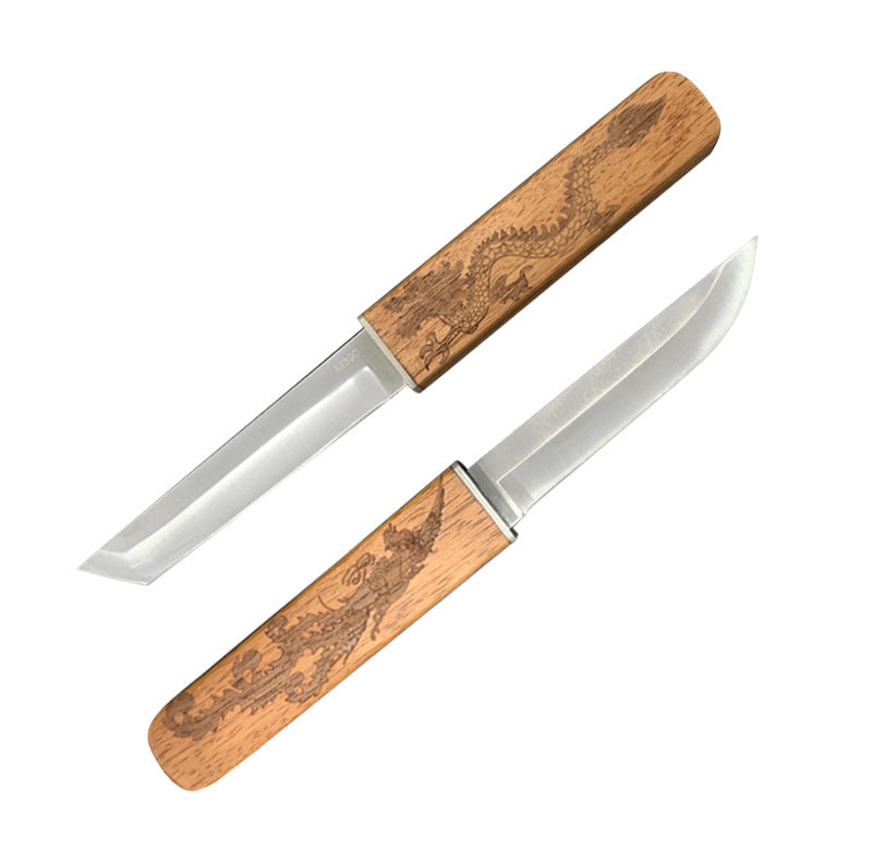 🔥50% off, while stocks last! 🎉2 in 1 Double Knife Set with Wooden Handle