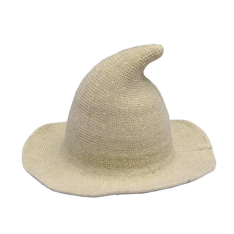 🔥Last Day 50% OFF👻Women Gothic Knitting Black Wizard Hat