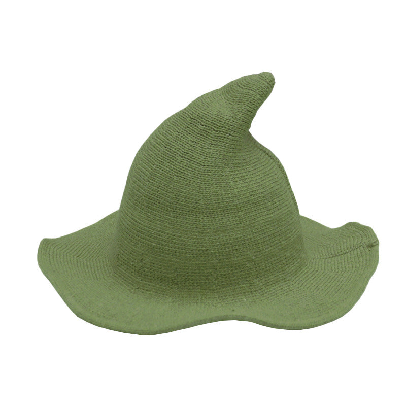 🔥Last Day 50% OFF👻Women Gothic Knitting Black Wizard Hat