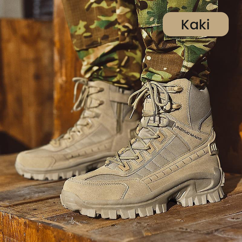 🔥🛡️Military Grade Quality 50% OFF Sale🔥 Waterproof and Non-Slip High Top Tactical Sports Boots (Improved Durability)