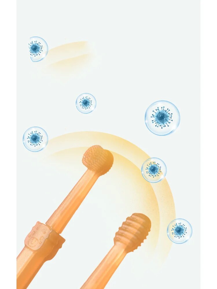 FlexiBrush Haustierzahnbürste mit Zungenschaber