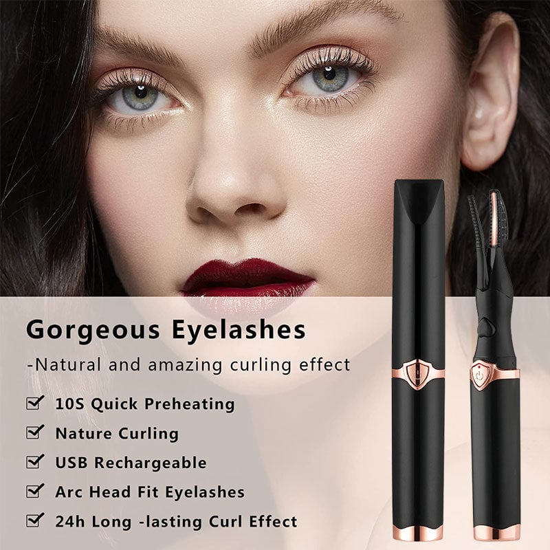 🔥🎅EARLY CHRISTMAS SALE -50% OFF 🎄2025 Rechargeable Heated Eyelash Curler for Quick Heating Curling