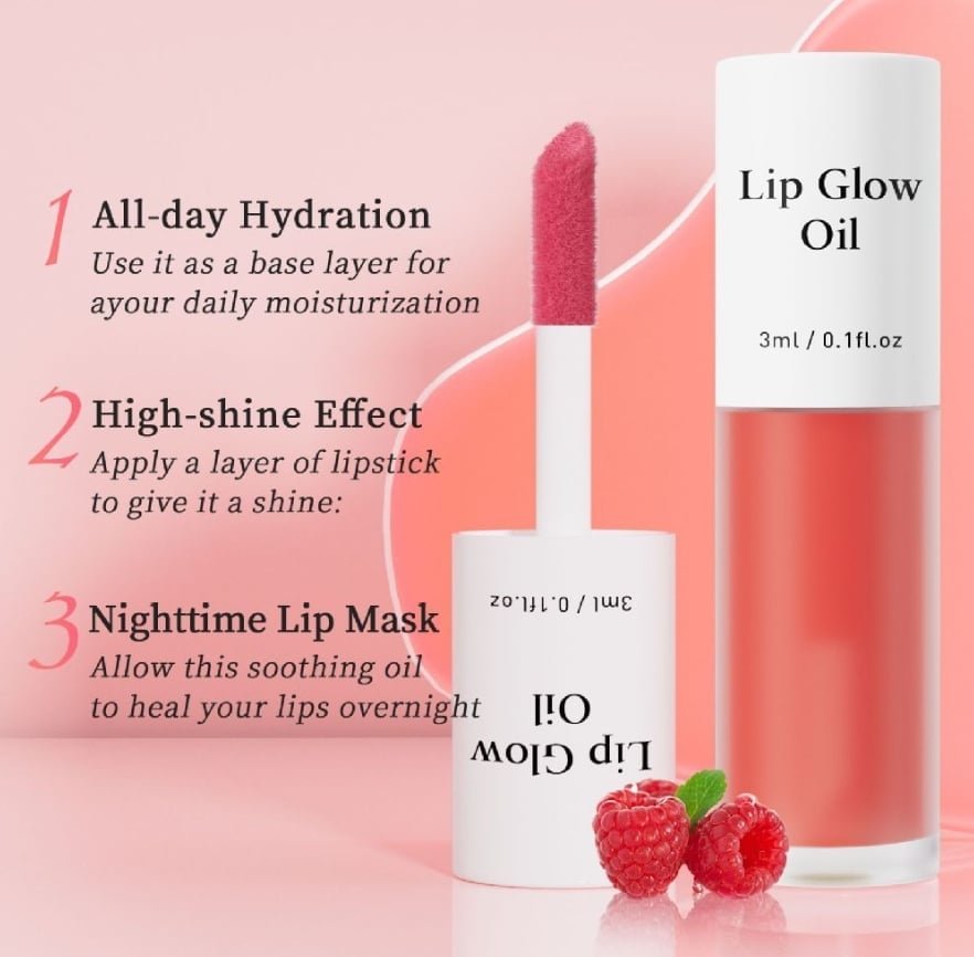 💄BUY 1 GET 1 FREE 😍Korean Hydrating Lip Stain Oil(Shine Lip Gloss, Moisturizing Lipstick & Long Lasting Moisturizing Lip)💧💋