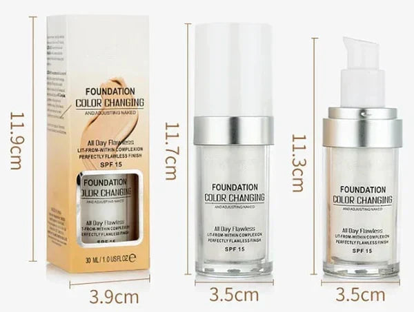 🎁Last Day - Buy 1 Get 1 Free🎉Colour Changing Mature Skin Foundation