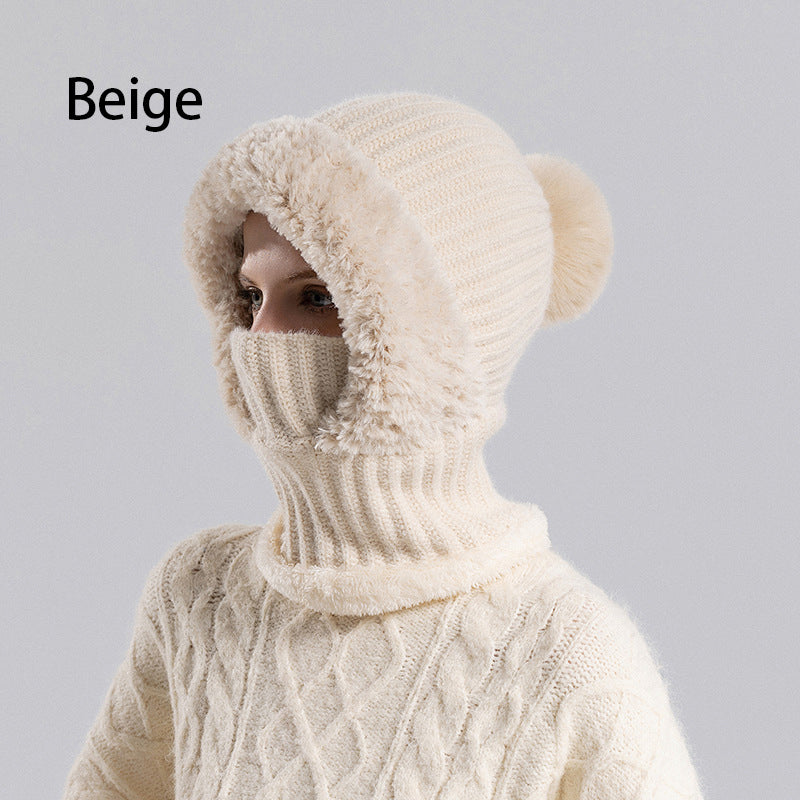 👛 50% OFF NOW! 💖Women's Winter One-Piece Knitted Beanie Scarf Mask