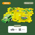 🚗Autumn Hot Sales -50% OFF🔥Children's Educational Puzzle Track Car Play Set🧩