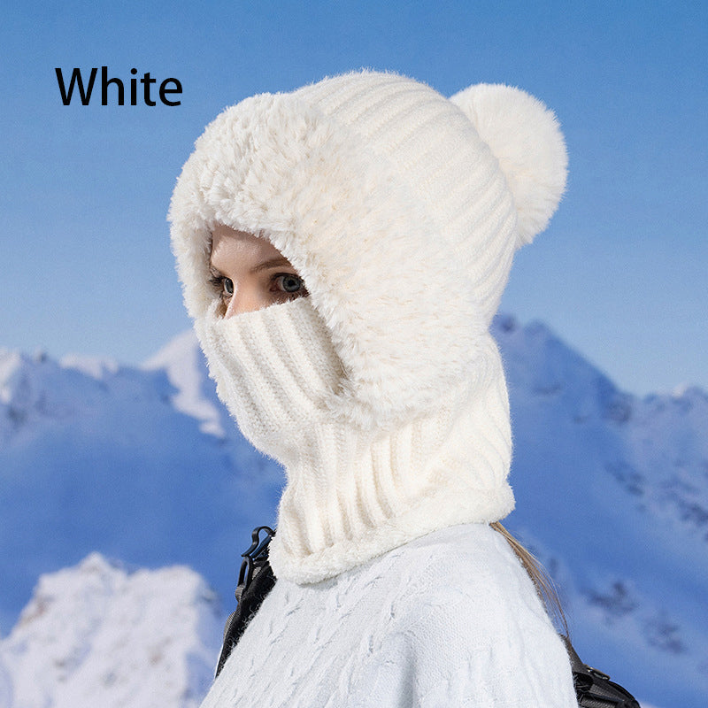 👛 50% OFF NOW! 💖Women's Winter One-Piece Knitted Beanie Scarf Mask